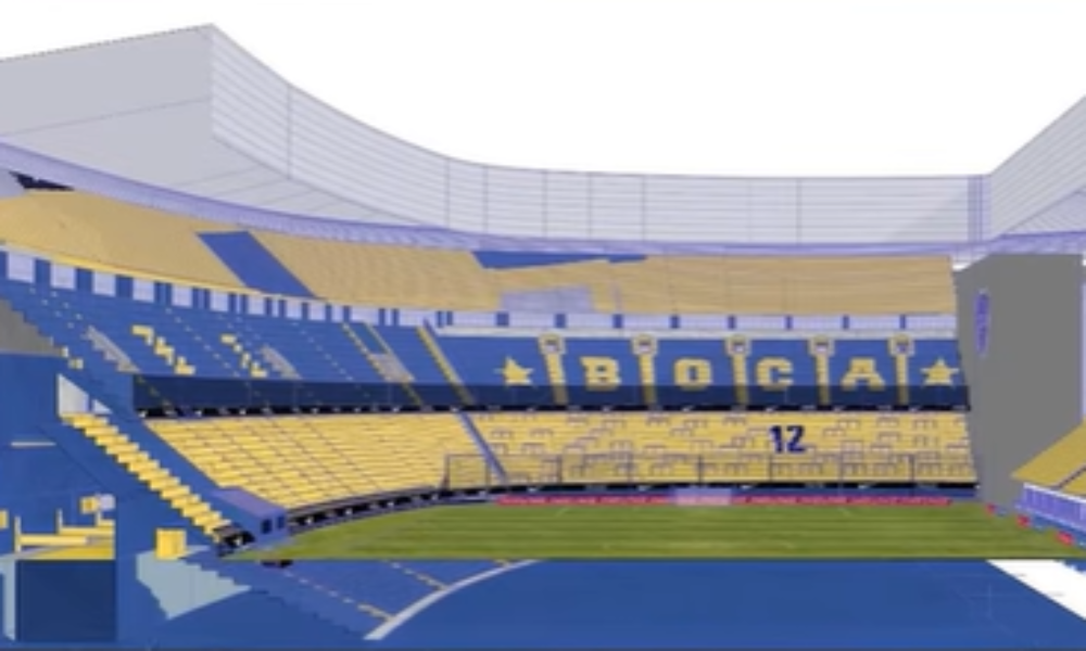 La Bombonera con techo: la IA de Google imagina el estadio de Boca techado en 2026