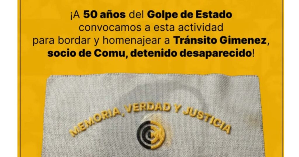 Memoria colectiva: El Club Comunicaciones se suma a la iniciativa federal “30 mil agujas”