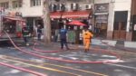 Controlaron un incendio en un restaurante de la Avenida de Mayo
