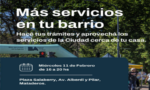 Servicios gratuitos en Mataderos: oficinas móviles llegan a Plaza Salaberry este miércoles