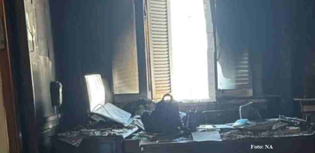 Balvanera: incendio en una oficina del Senado, tres personas intoxicadas por monóxido de carbono