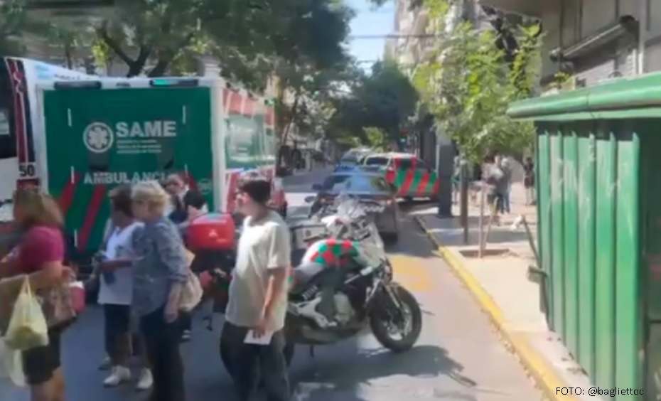 Balvanera: dos personas derivadas al Ramos Mejía tras la frenada brusca de un colectivo