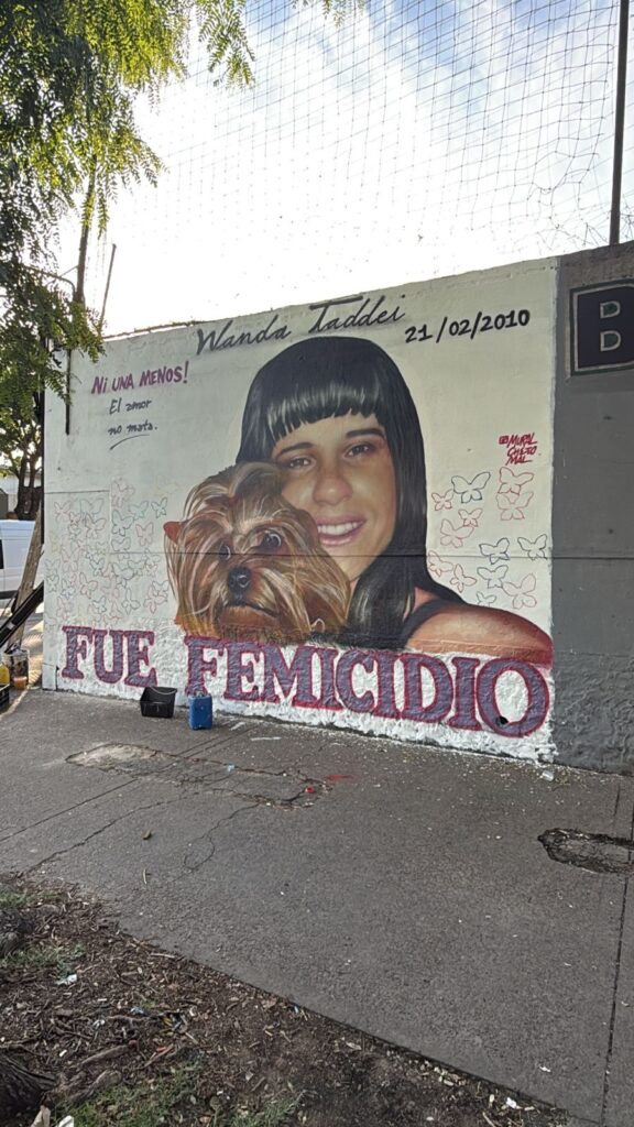 Se inaugura el mural de Wanda Taddei en el corazón de Mataderos