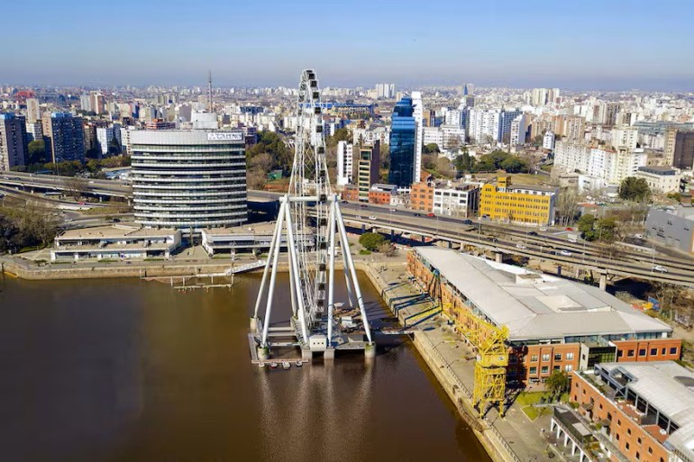 Comienza la construcción de la “Rueda de Buenos Aires” en Puerto Madero