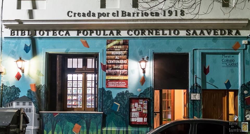 Biblioteca Popular Cornelio Saavedra: función del Grupo de Teatro Comuniario y charla por la Memoria