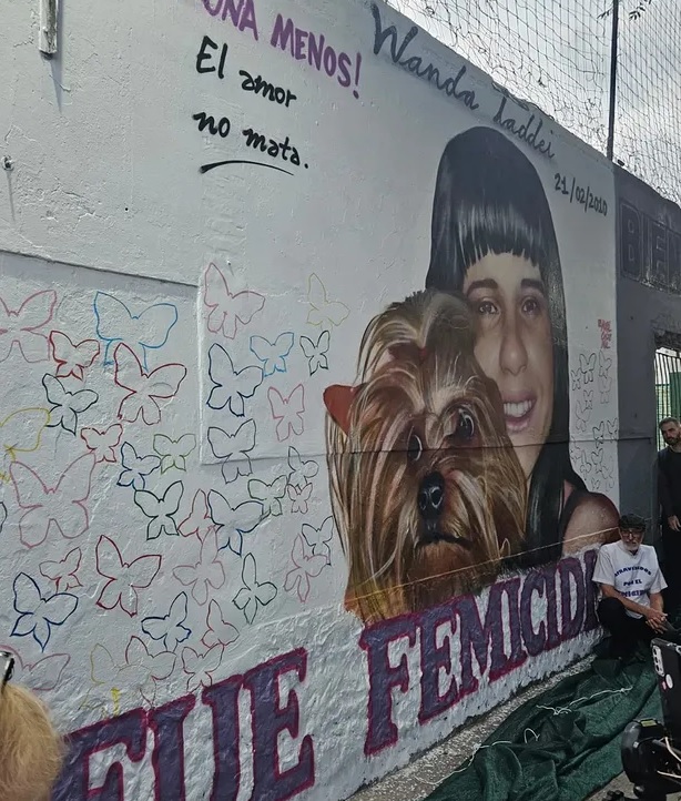 Mataderos: inauguraron un mural a 16 años del femicidio de Wanda Taddei