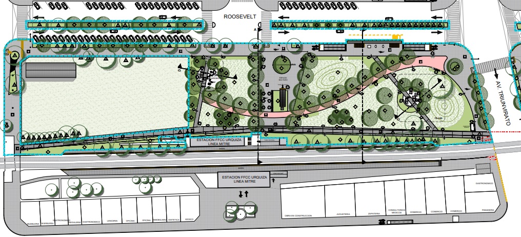 El GCBA lanzó la licitación pública por la construcción del Parque Ferroviario Urquiza