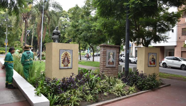 Parque Chacabuco: renovaron la Plazoleta Dr. Avelino Gutiérrez para mejorar accesibilidad y seguridad