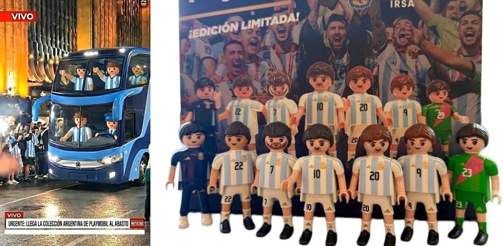 Messi, Scaloni y el Dibu Martínez: Abasto Shopping lanza la colección de Playmobil de la Selección Argentina