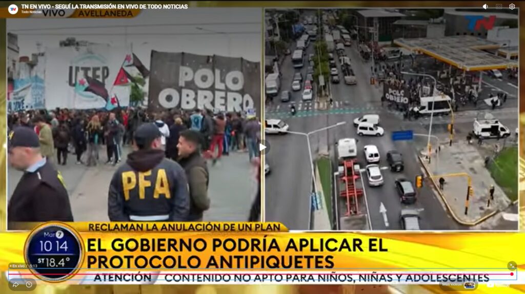 Protestas en Puente Pueyrredón y Puente Saavedra: tensión, operativo y complicaciones en accesos a CABA