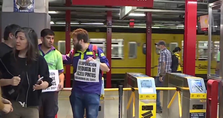 Chacarita: volvieron a liberar molinetes en la Estación Lacroze de la Línea B por la reincorporación de una trabajadora entre denuncias cruzadas
