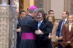Milei dijo que la homilía del Tedeum de García Cuerva “abre un debate” y anticipó la posible visita del papa en noviembre