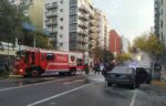 Almagro: se incendió un auto en Independencia y Colombres y hubo caos de tránsito