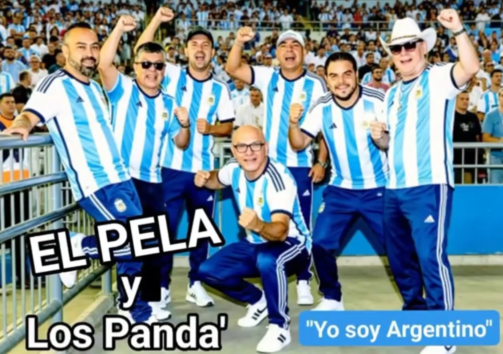 La canción del mundial hecha en Saavedra: El Pela y los Panda presentaron “Yo soy argentino”