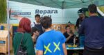 El Repara Móvil celebra su primer año fomentando la economía circular en las plazas porteñas
