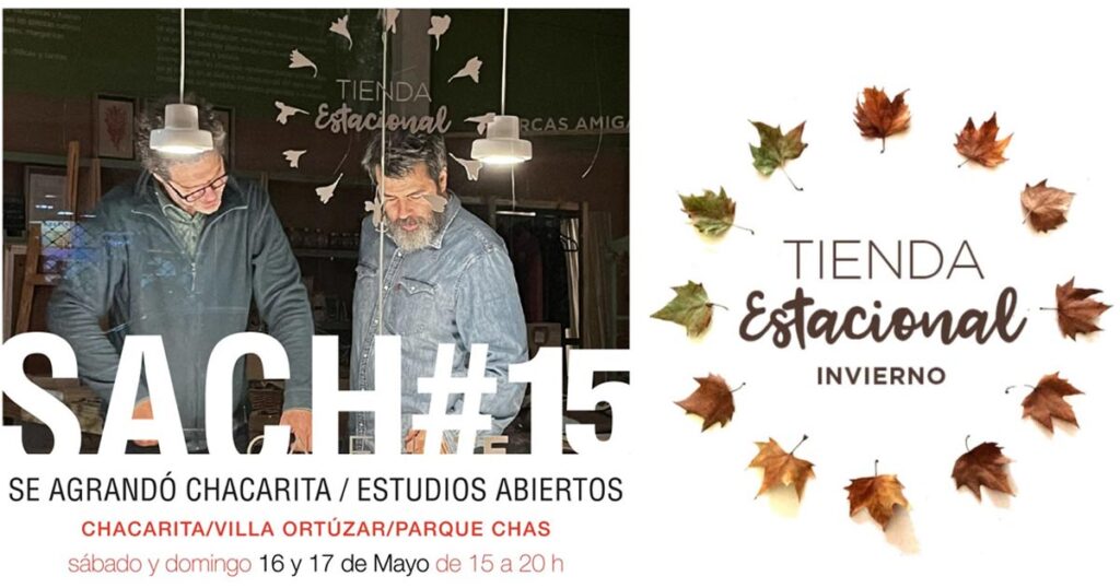 En Tienda Estacional: El arte y la palabra se encuentran en Parque Chas durante la edición 15 de SACH