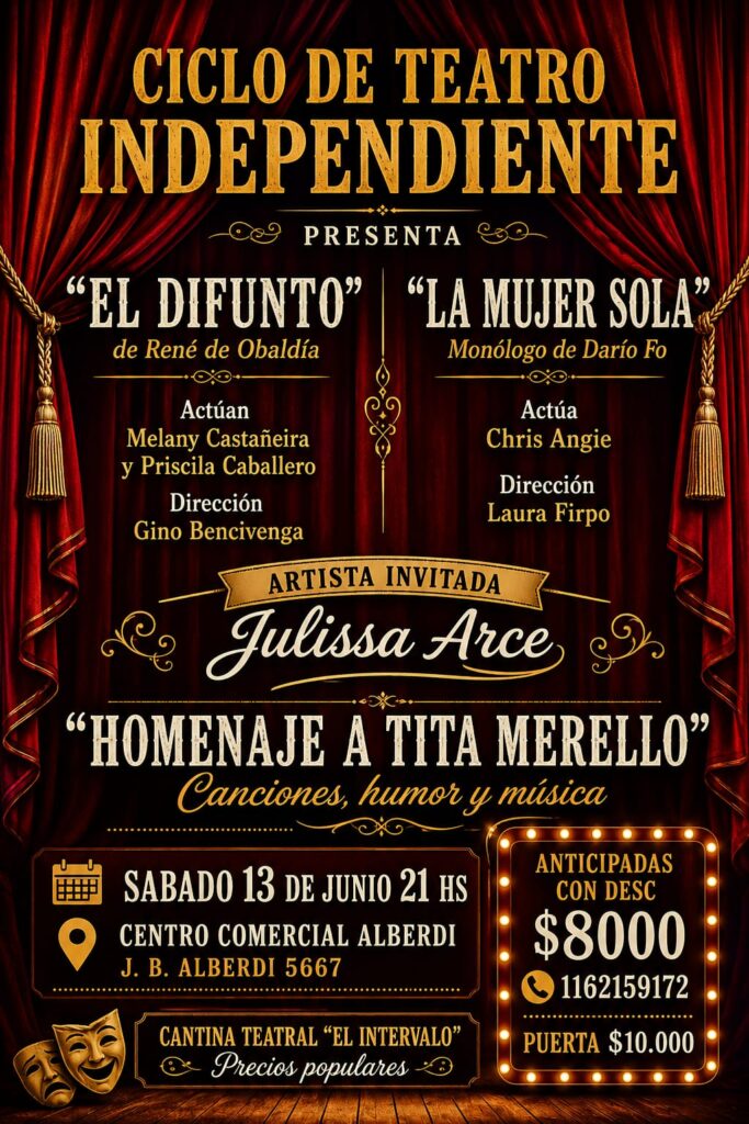 El teatro independiente vuelve a renacer en el barrio