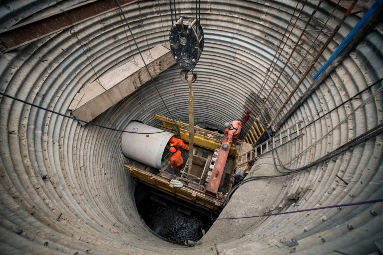 Avanzan las obras de los aliviadores del arroyo Medrano
