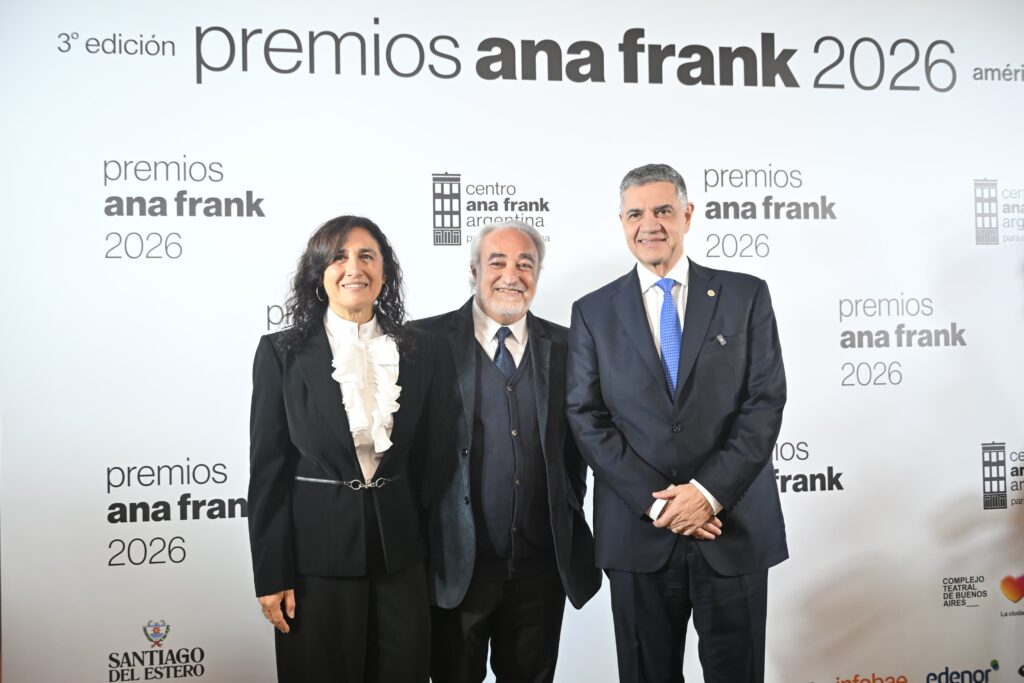 Jorge Macri participó en los Premios Ana Frank y destacó la importancia de la Justicia