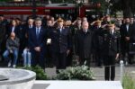 Palermo: el GCBA homenajeó a los bomberos caídos en cumplimiento del deber