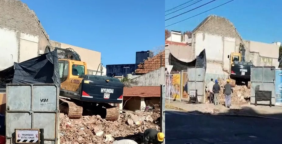 Parque Chas: avanza la demolición del último chalet centenario del barrio