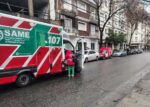 Incendio en un hotel de Balvanera: amplio operativo y corte de tránsito en Urquiza al 100