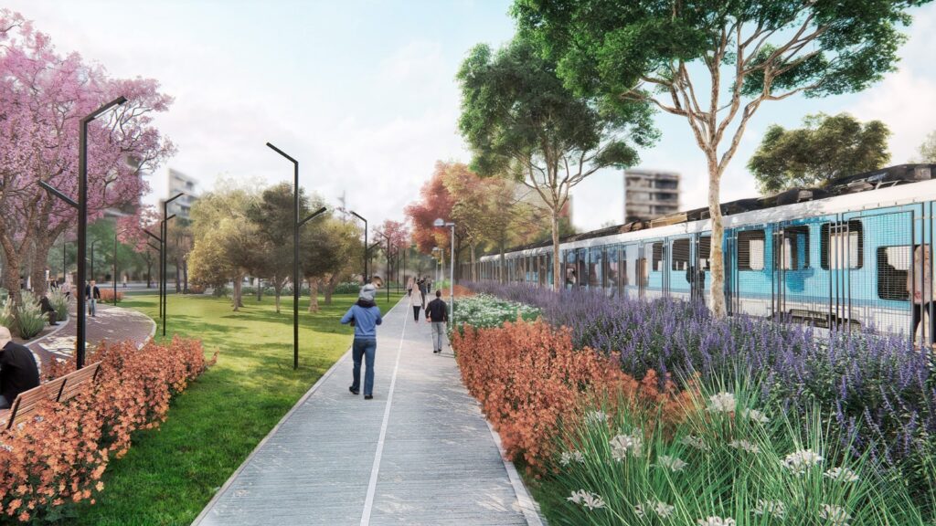 Vecinos de Villa Urquiza piden una Ley para convertir en parque público todo el playón ferroviario y resguardar un inmueble del siglo XIX