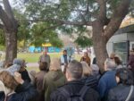Parque Saavedra: acto por la puesta en valor de la imagen de la Virgen de Luján