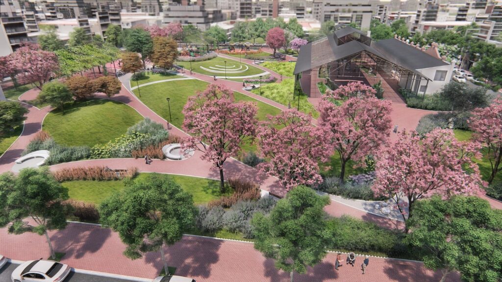 Avanza la nueva plaza de San Cristóbal: la Ciudad también impulsa obras en Colegiales y Villa Urquiza