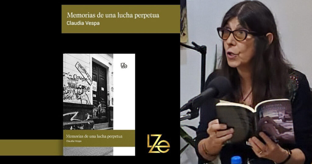 Claudia Vespa presenta su novela Memorias de una lucha perpetua