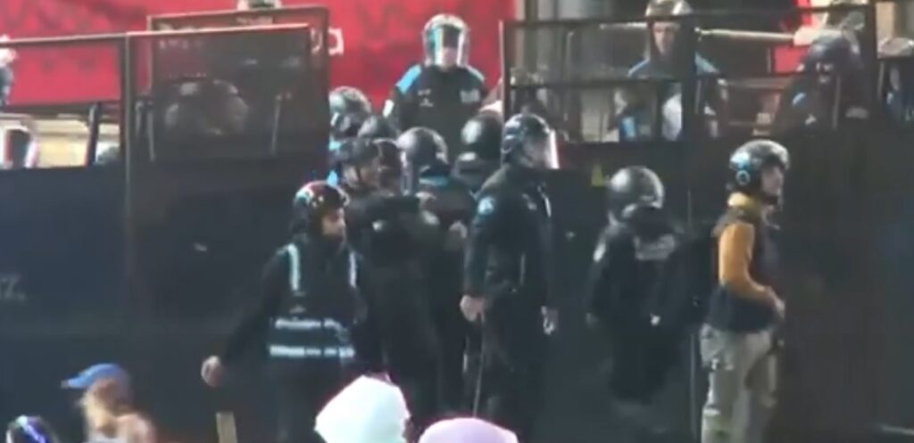 Hubo incidentes durante los festejos por la clasificación de Argentina a la final del Mundial en el Obelisco
