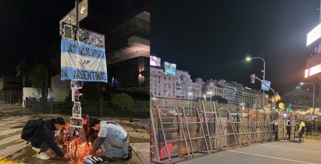 Mundial 2026: vallas alrededor del Obelisco y banderas argentinas en sitios históricos previo al partido