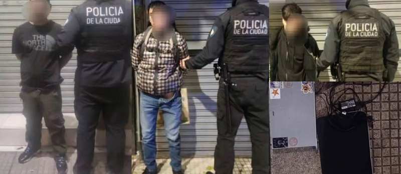 Detuvieron en Balvanera a tres ciudadanos chilenos acusados de robar un departamento mediante escalamiento