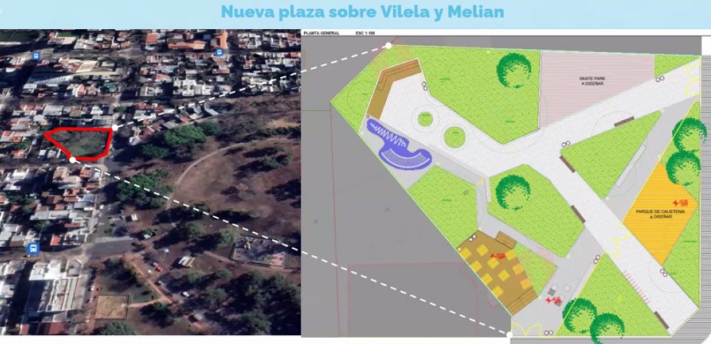 Convocan a un abrazo en Melián y Vilela para crear una plaza pública frente a Parque Saavedra
