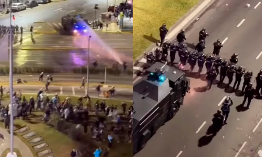 Presentaron un pedido de informes por el operativo policial durante los festejos en el Obelisco