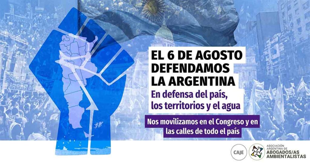 «Nuestros territorios y nuestras aguas no se venden»: organizaciones ambientales convocan a una jornada nacional de lucha ante la inminente reforma de la Ley de Tierras