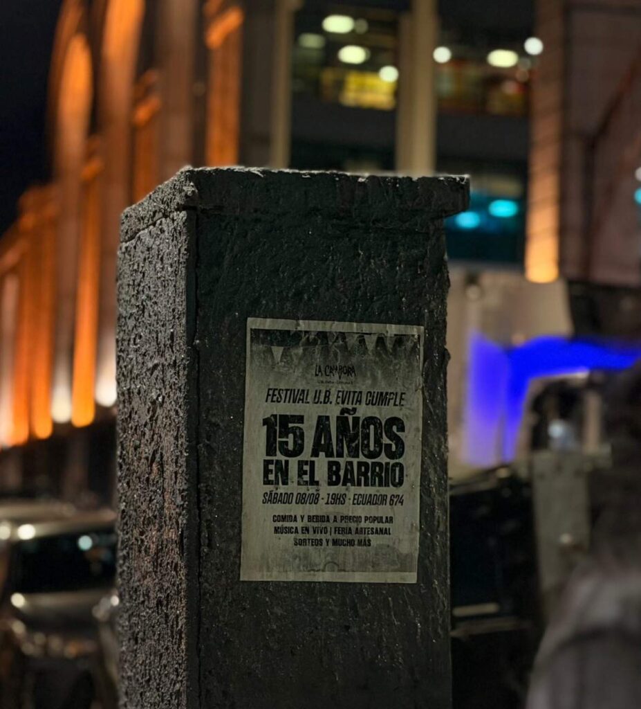 UB Abasto celebra sus 15 años con un festival con corte de calle en Ecuador, entre Tucumán y Lavalle